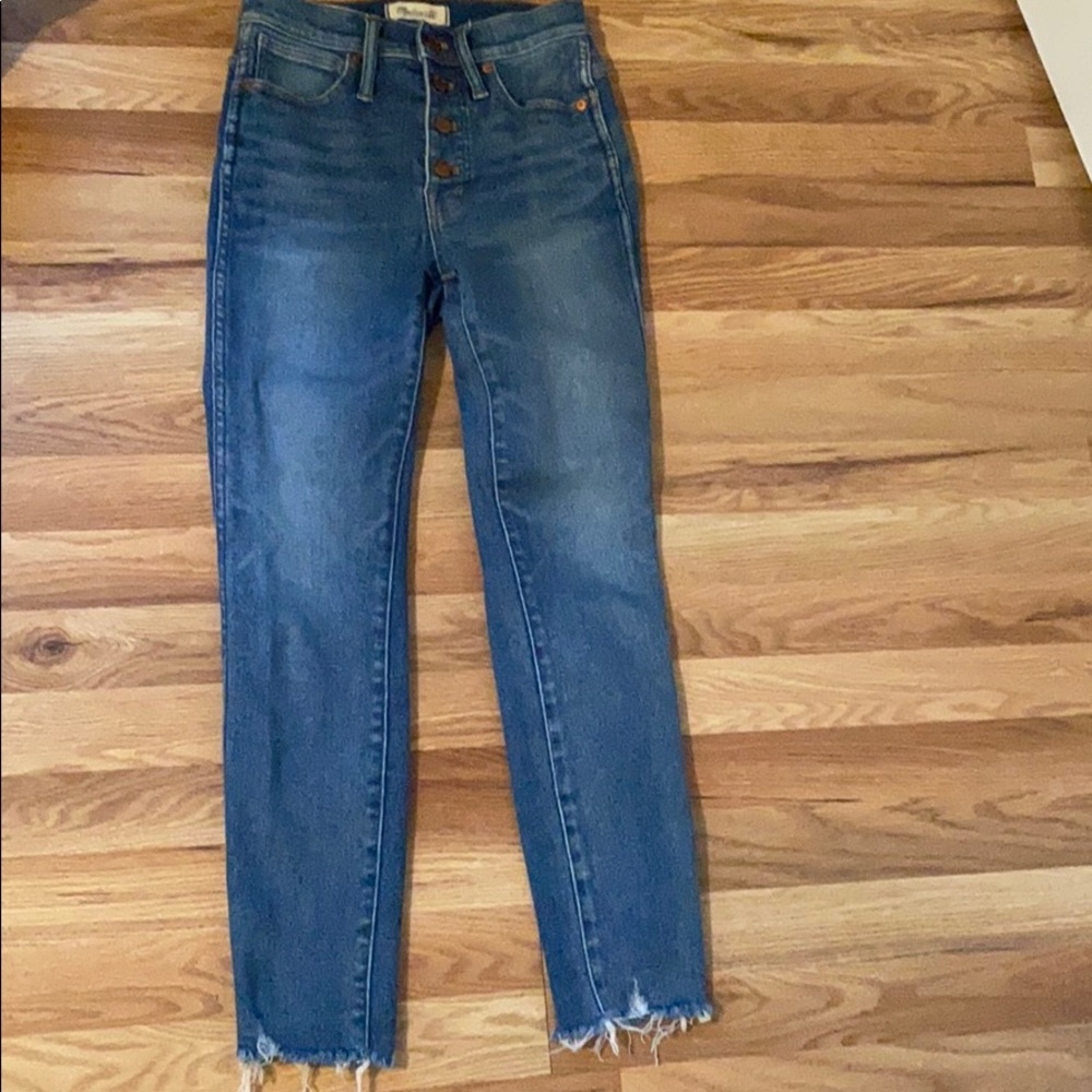 Madewell high rise skinny jean